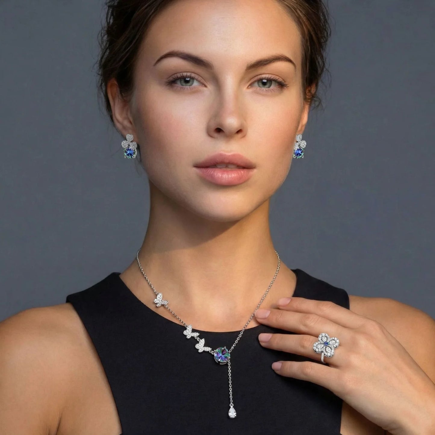 Lucky Clover Moissanite Set by WarBeardProject