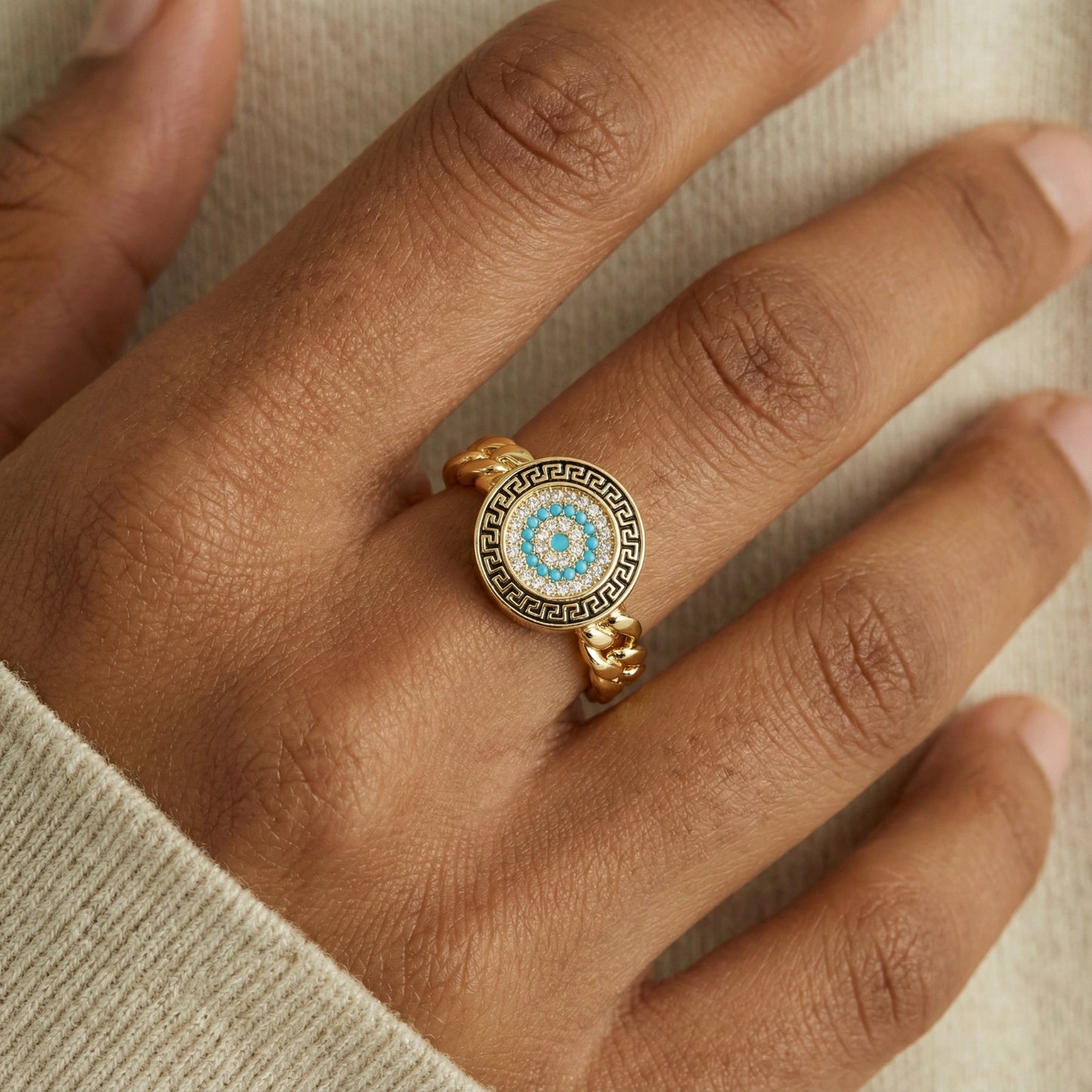 Medusa Guardian Ring by WarBeardProject