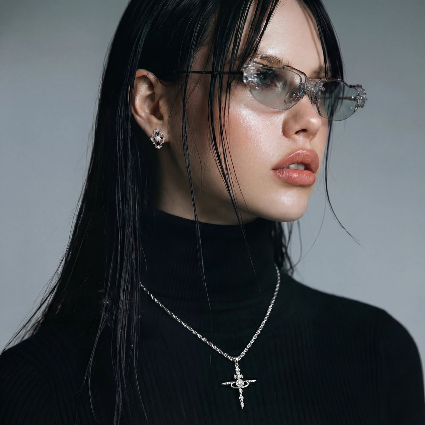Divine Cross Statement Necklace by WarBeardProject