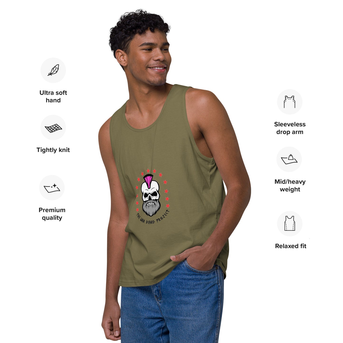 Men’s Logo Stars Premium Tank top