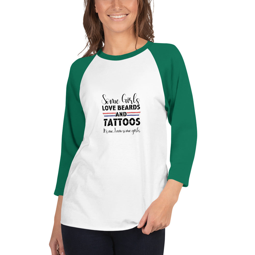 Some Girls Women's 3/4 sleeve raglan shirt