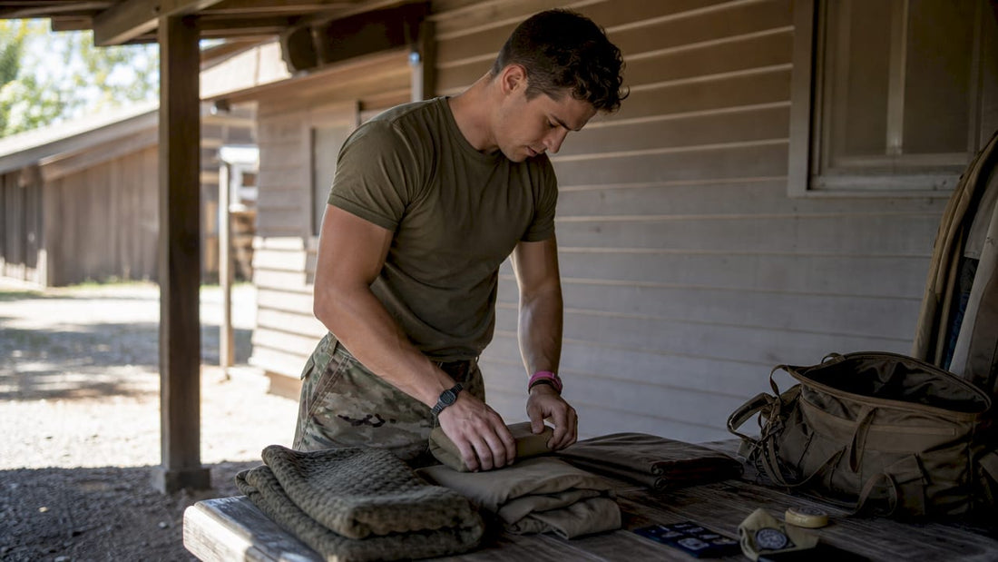 Service member sorting deployment comfort clothing