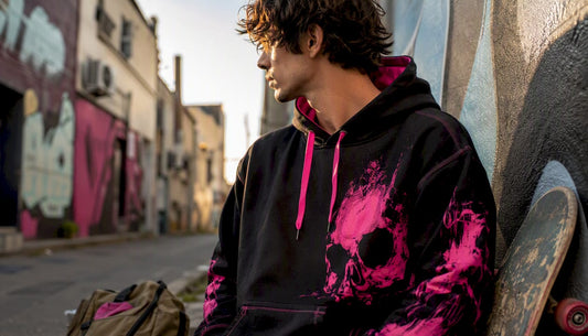 Person wearing military-style veteran hoodie