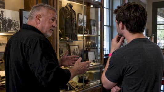 Veteran explaining phrase to civilian